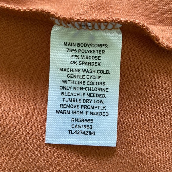 LeithScoop Neck Sleeveless Midi Dress Size XXS NWT Tan Adobe Color - Picture 8 of 12